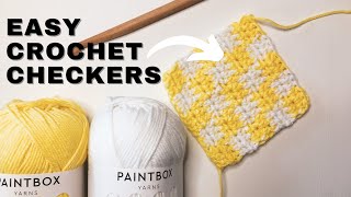 How to Crochet Checkers Like a PRO [upl. by Gibson]