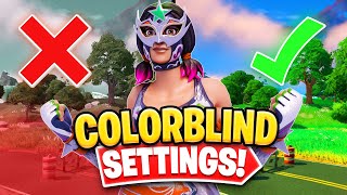 The BEST Colorblind Mode in Fortnite Season 3 BEST COLOR SETTINGS  Fortnite Tips amp Tricks [upl. by Clarkson]