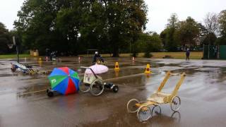 Reigate District Cubs Push carts racing 8s [upl. by Drarej]