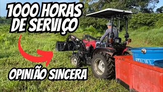 1000 horas de serviço no trator pequeno yanmar solis 26 [upl. by Ronoh]