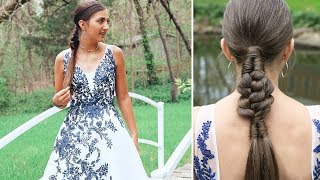 Infinity Braid Combo  Kamri’s PROM Hairstyle 2019 [upl. by Ennelram]