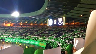 HeartWarming celtic fans BERTIE AULD hampden tifo tribute display  Celtic 10 St Johnstone [upl. by Myles]