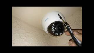 How to install a Reolink or Amcrest Security Camera [upl. by Imoyik300]