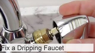 Fix a Leaky SingleLever Bathroom Faucet 100 characters [upl. by Hasina]