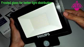 PHILIPS BVP 150 20W50W LED PIR MOTION SENSOR FLOODLIGHT [upl. by Ester]