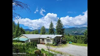 Own a Beautiful Mountain Top Sanctuary in lovely Sandpoint Idaho [upl. by Fritzie]