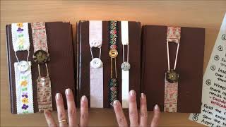 DIY Junk Journal ClosuresRibbon Bookmarks EASY tutorial [upl. by Adnalra]