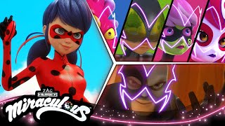 MIRACULOUS  🐞 AKUMATIZADO  Compilación 1 😈  Temporada 4  Las Aventuras de Ladybug [upl. by Ertnom]