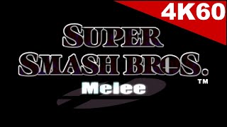 SUPER SMASH BROS MELEE  Intro  4K60FPS [upl. by Trueman]