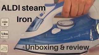 Aldi Clothes Steam Iron Unboxing amp Review [upl. by Yzus]