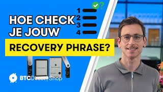 Ledger Recovery Check  Controleer je 24 woorden  Recovery Phrase [upl. by Apul646]