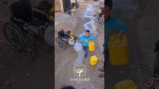 Yesterday’s water distribution in North Gaza 💧 Your help is urgently needed during these difficult [upl. by Montagna]