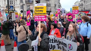 Marching Together London’s Stand Against Tommy Robinson [upl. by Aihtekal]