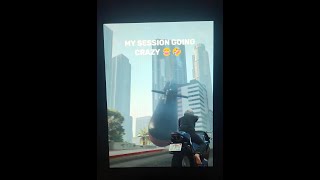 My GTA Session going crazy gta [upl. by Michell]