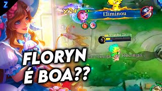 FLORYN UM HEROI DE PRÓ PLAYER  FLORYN GAMEPLAY  Mobile Legends [upl. by Hnilym887]