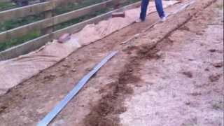 Installing Landscape Edging for Landscaping Installation [upl. by Virge245]