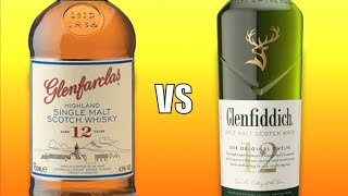 Glenfarclas 12 vs Glenfiddich 12 Year Old Highland Single Malt Scotch Whisky [upl. by Hoffer]