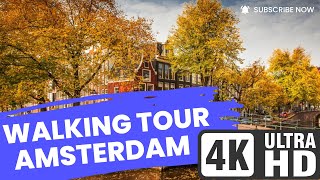 Walking tour in Amsterdam🇳🇱 A Scenic Bike Ride from Zuid to Westerpark  ULTRA HD 4K 🚴‍♂️ [upl. by Penelope783]