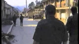 The Mladic Files Mladic Entering Srebrenica  July 11 1995 [upl. by Atsillac280]