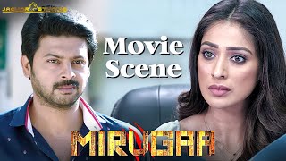 நான் உங்கள பொண்ணு பாக்க வந்துருக்கேன்  Mirugaa Movie Scenes  Srikanth  Raai Laxmi [upl. by Attenev818]