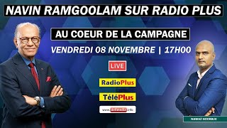 « Au Coeur de la Campagne »  Navin Ramgoolam sur Radio Plus [upl. by Primo406]