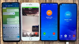 Telegram Vkontakte And Real Incoming Calls TECNO POP 6 Pro IPhone 8 Plus Galaxy A51 HUAWEI P40 [upl. by Caron946]