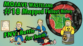 18 Mapped History of Fallout  Lore of FALLOUT NEW VEGAS Battle for South  Mojave 2282 [upl. by Jahdai]