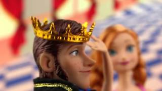 Disney On Ice Prince Hans meets Anna Love is an open door Frozen [upl. by Einapets]