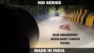 HID Auxiliary Lights for Cars Suvs for Off Roading amp Highway Driving  Made in India  Spot Beam [upl. by Driskill]