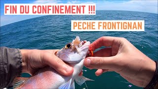 DÉCONFINEMENT première sortie PÊCHE après 2 mois  MULTIESPÈCES devant FRONTIGNAN [upl. by Harrat99]