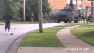 This Is How Police Treated Residents of the Apartment Complex Where Michael Brown Was Killed [upl. by Atsed986]