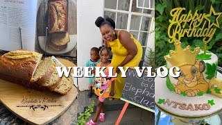 Vlog Clean with me  Daniel Fast Banana Bread  Nikki is in Grade R  Ntsako turns 2 and more [upl. by Nahsad]