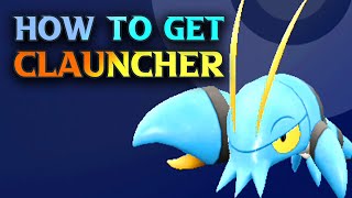 Violet Exclusive How To Get Clauncher Pokemon Scarlet And Violet Location Guide [upl. by Anirret]