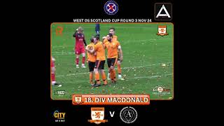 Goal Div Macdonald v Ashfield AFC West Cup Nov 24🟠⚫️ [upl. by Seda]