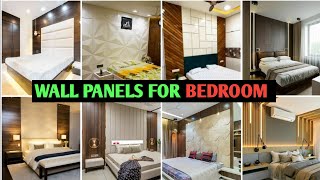 Pvc Wall Panels For Bedroom Design Ideas Bedroom Makeover Ideas Wall panels design [upl. by Ybbil]