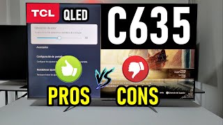 TCL C635 QLED con Panel VA PROS Y CONTRAS  Smart TV 4K Google TV Dolby Vision [upl. by Strade204]