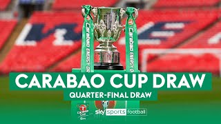 LIVE Carabao Cup Quarterfinal draw 🏆 [upl. by Alfonzo]