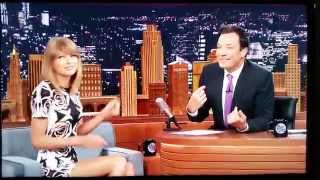 Jimmy Fallon talks too much called out by  Taylor Swift [upl. by Oiludbo]