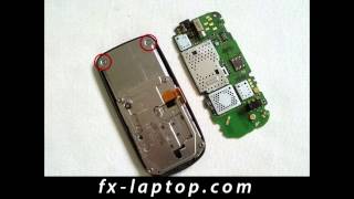 Disassembly Nokia 2220 Slide  Battery Glass Screen Replacement [upl. by Eelyma444]