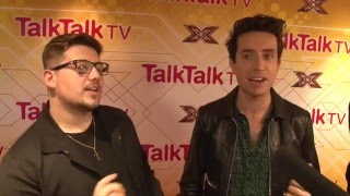 Che Chesterman and Nick Grimshaw at The X Factor 2015 final [upl. by Ohaus695]