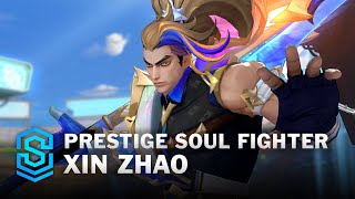 Prestige Soul Fighter Xin Zhao Wild Rift Skin Spotlight [upl. by Wilhelmina]