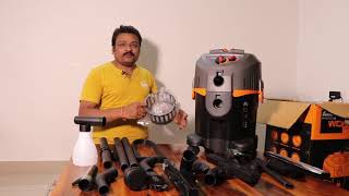 Eureka Forbes EuroClean Vacuum Cleaner Model WDX2 [upl. by Madda]