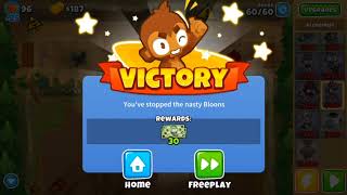 BTD6 Deflation Mode R100 on Firing Range [upl. by Arvie]