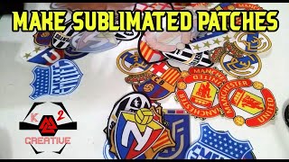 HOW TO MAKE SUBLIMATED PATCHES WITH BIFAZ epson L1300 A3 printer [upl. by Nnyltiak199]