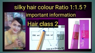 silky hair colourquotRatio 115 quotclass 2quotsilky color tube information Azrasparlour [upl. by Gabi147]