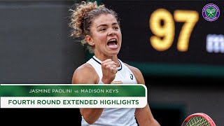 Sensational encounter  Jasmine Paolini vs Madison Keys  Extended Highlights  Wimbledon 2024 [upl. by Clancy596]