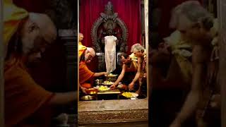 Sri Sri Raghaveshwara Bharathi Mahaswamiji Performing Morning Pooja at Sri Kshetra Horanadu [upl. by Rodie286]