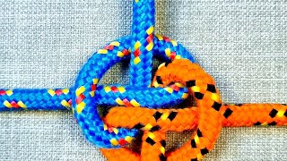 Parallel Knot knot rope loop bend cord line hitch tie tourism camping [upl. by Tedric]