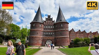 Lübeck  Full City Walking Tour 4K 🇩🇪 Germany [upl. by Lempres12]