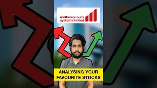 Motherson Sumi Wiring Stock analysis for future mothersonsuminews stockmarket investments nifty [upl. by Nnylrats]